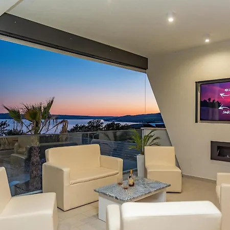 Villa Luxury With Pool, Wellness And Sea View Maslenica